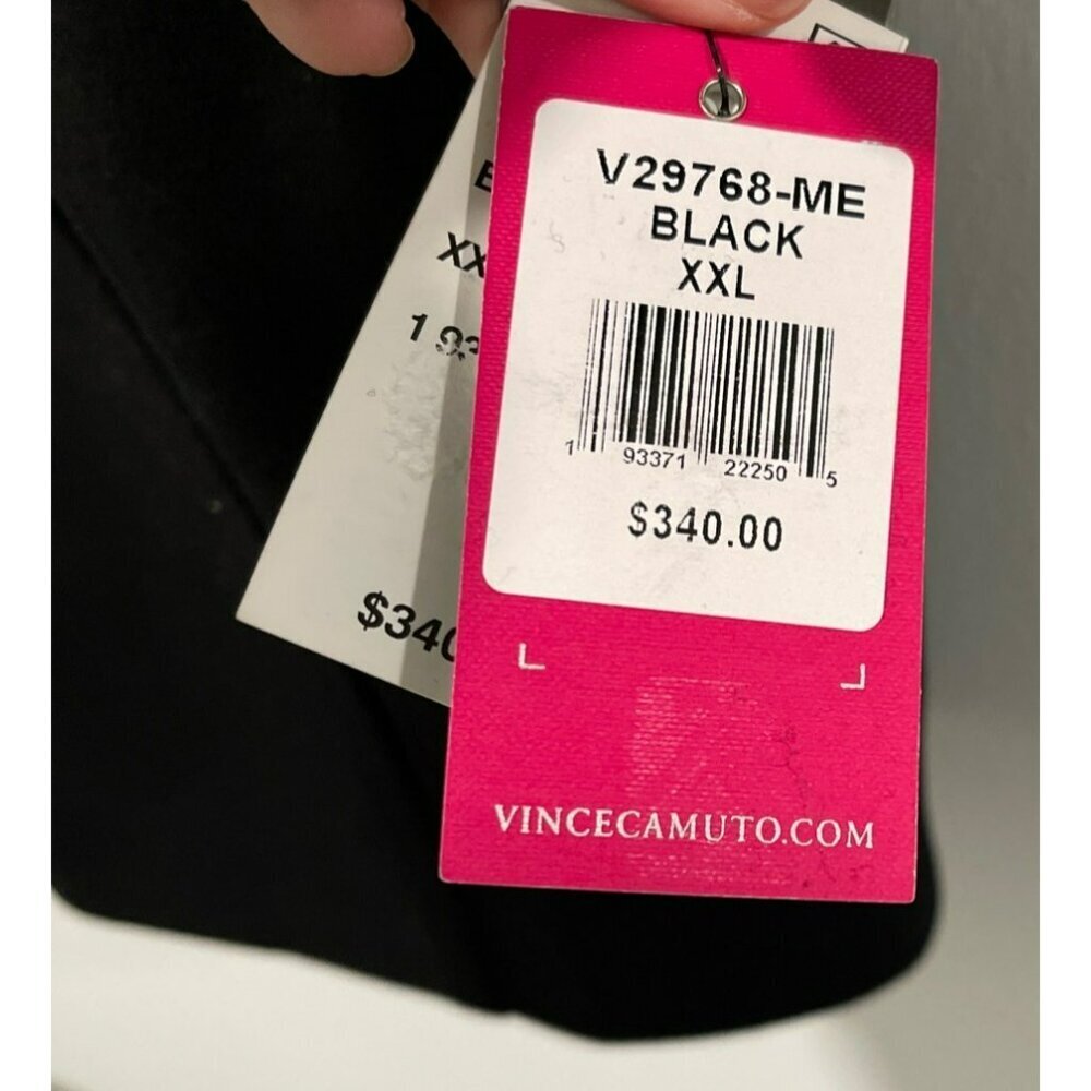 Vince Camuto $340 Black Wool Blend Double-Breasted Coat XXL NWT - Picture 5 of 6